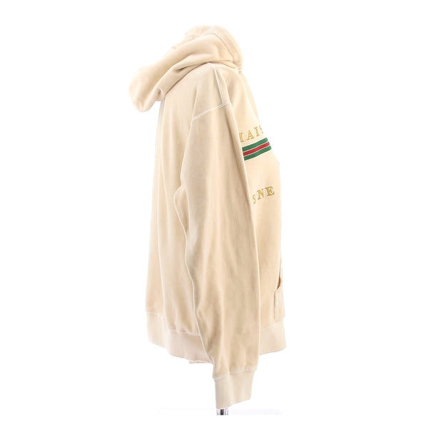 Sweatshirt à capuche beige