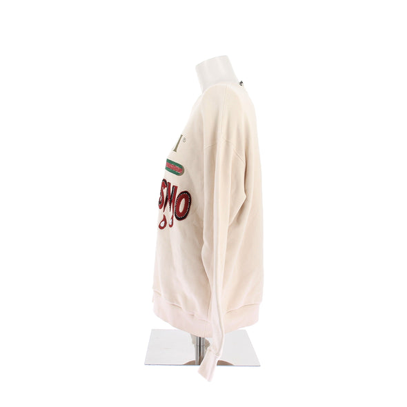 Sweatshirt "Spiritismo" beige