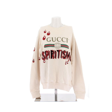 Sweatshirt "Spiritismo" beige
