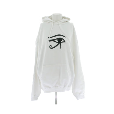 Sweat à capuche blanc