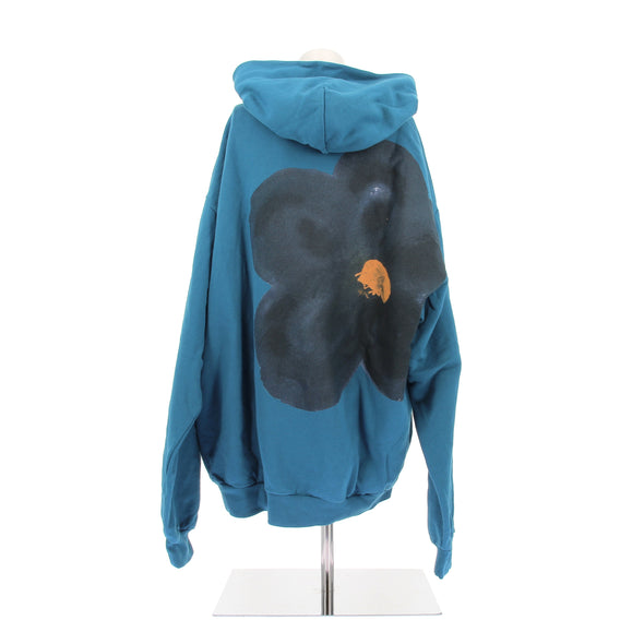 Sweatshirt à capuche bleu