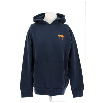 Sweat à capuche bleu