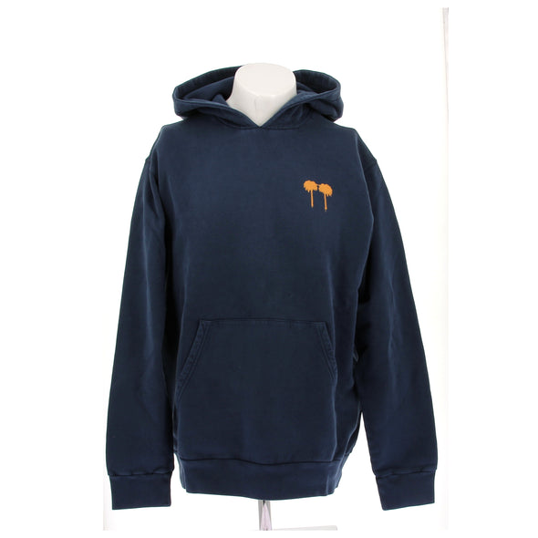 Sweat à capuche bleu