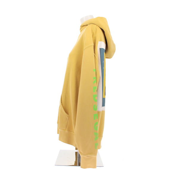 Sweatshirt à capuche jaune