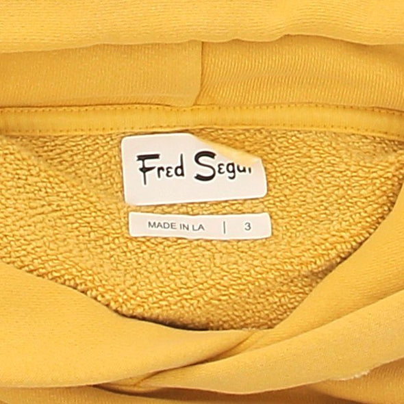 Sweatshirt à capuche jaune