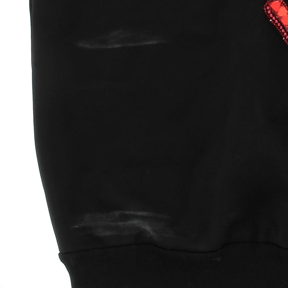 Sweatshirt noir cut-out au dos