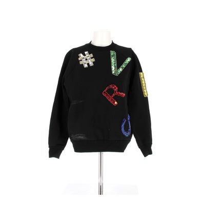 Sweatshirt noir cut-out au dos