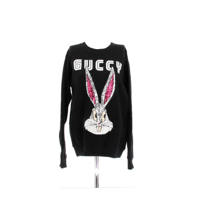 Sweatshirt "GUCCY Bugs Bunny" noir