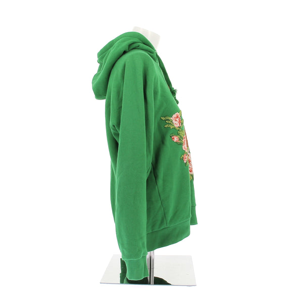 Sweatshirt à capuche avec lapin brodé