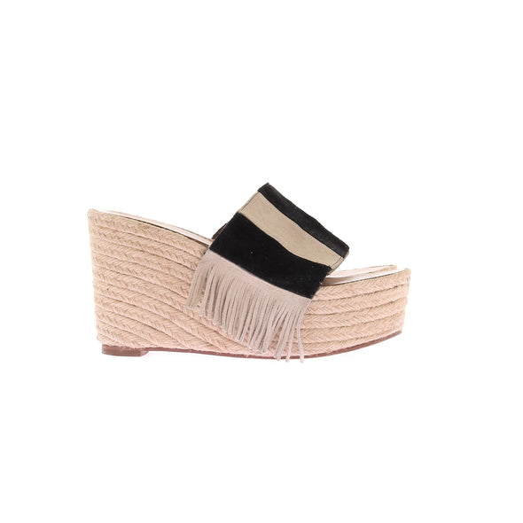 Mules Espadrilles en lin tissées