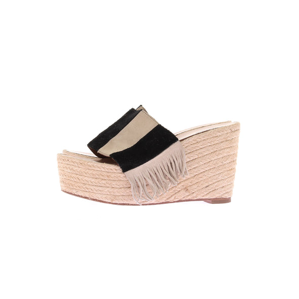 Mules Espadrilles en lin tissées