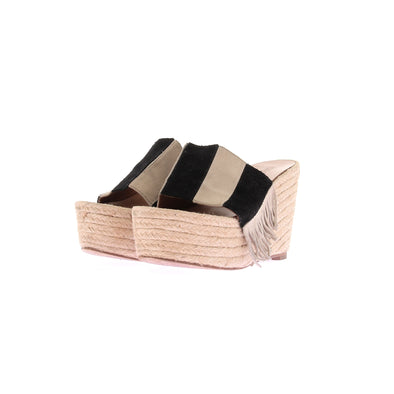 Mules Espadrilles en lin tissées