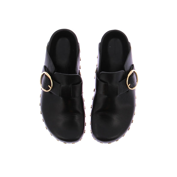 Mules en cuir