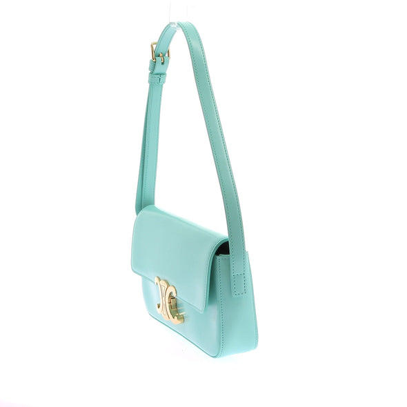 Sac à main "Triomphe" en cuir turquoise