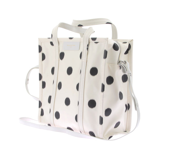 Sac bandoulière en cuir "Bazar" à pois