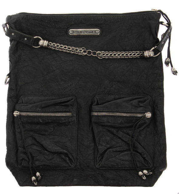 Sac noir tête de mort