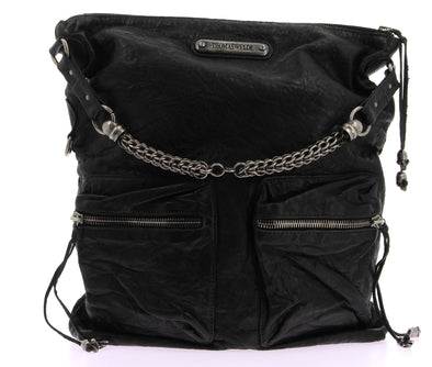 Sac noir tête de mort