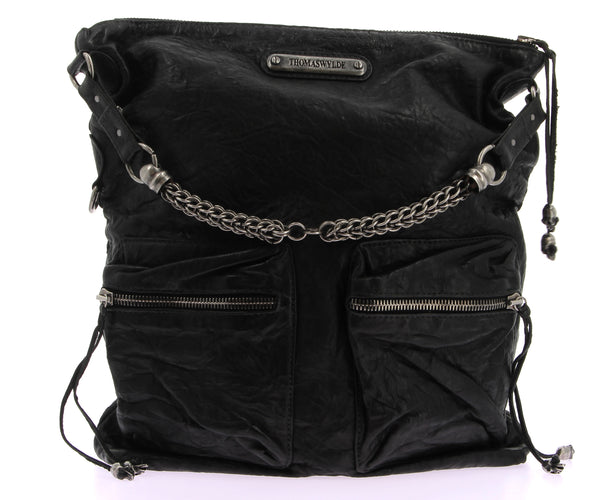 Sac noir tête de mort
