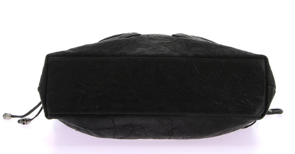 Sac noir tête de mort