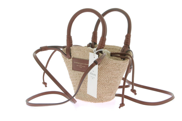 Sac panier en raphia "Mini Justine"