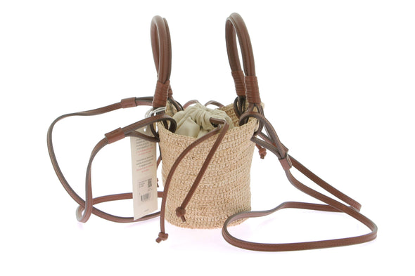 Sac panier en raphia "Mini Justine"