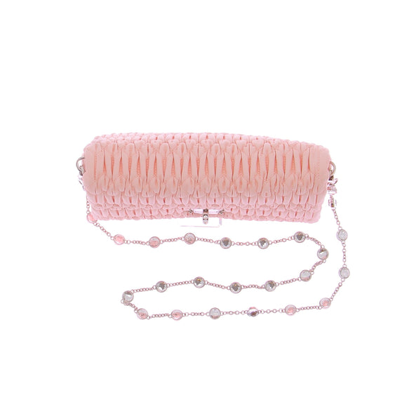 Sac en cuir rose "Crystal"