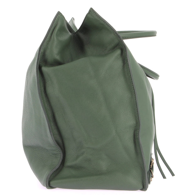 Sac à main vert "Papier"