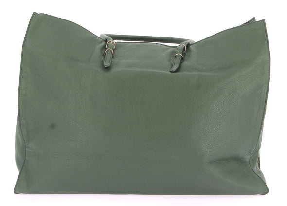 Sac à main vert "Papier"