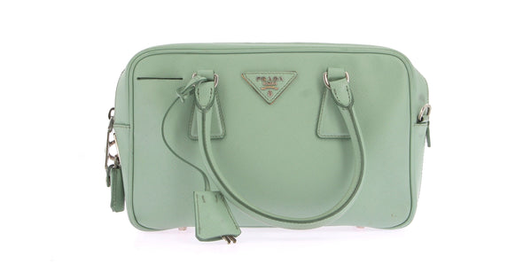 Sac vert à bandoulière "Bauletto"