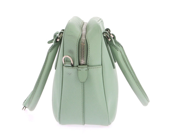 Sac vert à bandoulière "Bauletto"