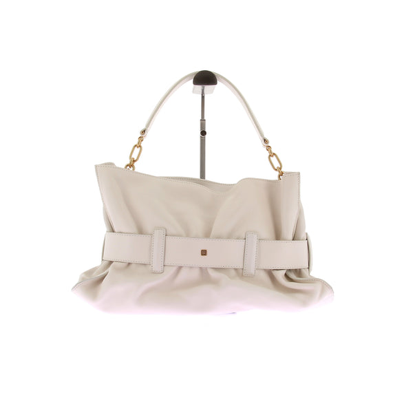 Sac à main "Anthem" en cuir blanc