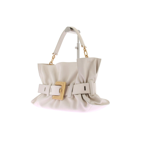 Sac à main "Anthem" en cuir blanc