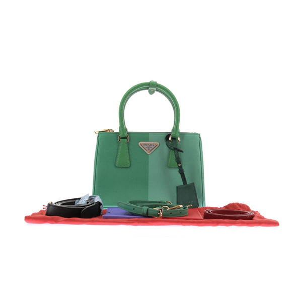 Sac à main vert "Galleria"