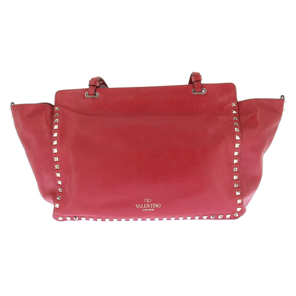 Sac Cabas rouge "Rockstud"