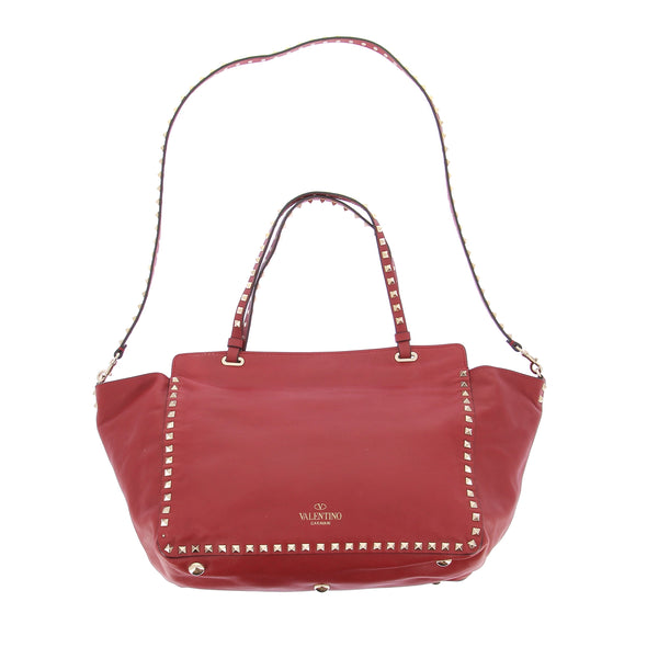 Sac Cabas rouge "Rockstud"