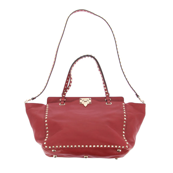 Sac Cabas rouge "Rockstud"