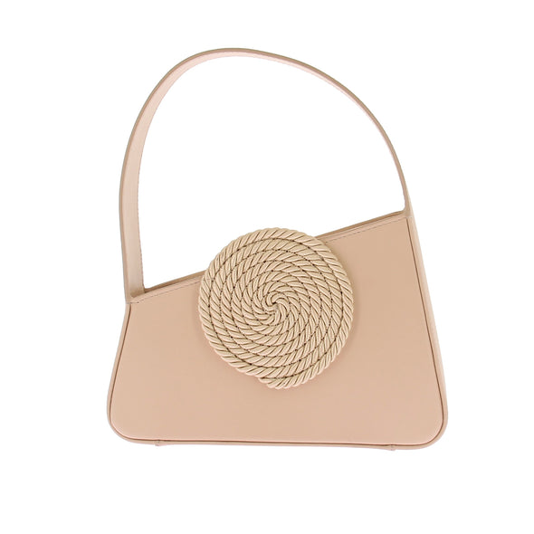 Sac à main asymétrique beige