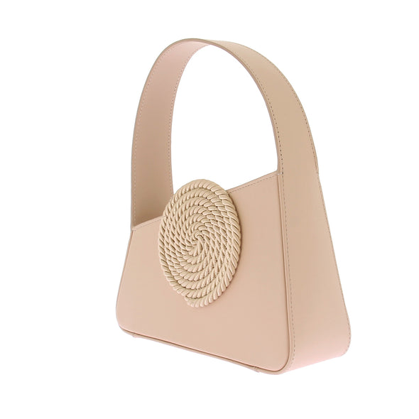 Sac à main asymétrique beige