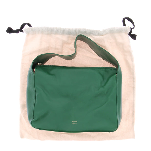 Sac en cuir vert