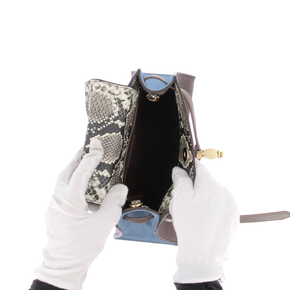 Sac à main en cuir bordeaux