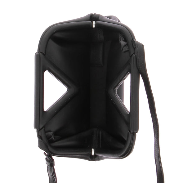 Sac en cuir noir "Point"