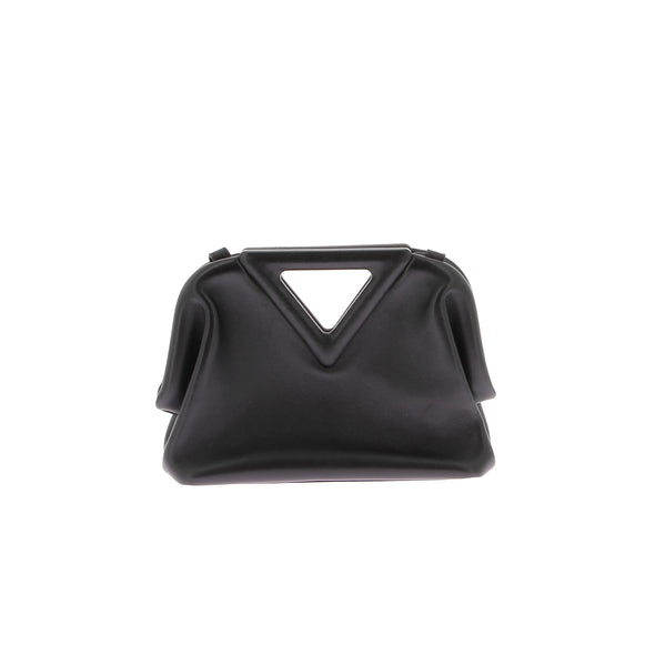 Sac en cuir noir "Point"