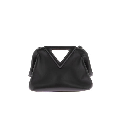 Sac en cuir noir "Point"