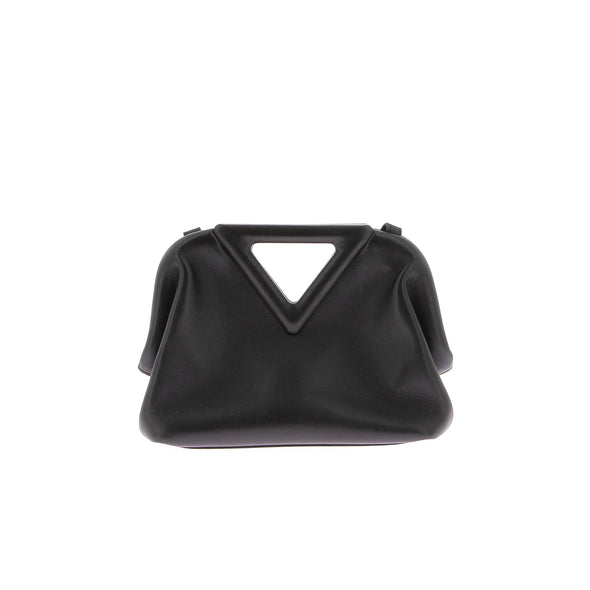 Sac en cuir noir "Point"