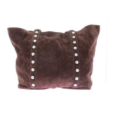 Sac Cabas en daim marron