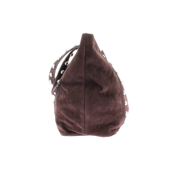 Sac Cabas en daim marron