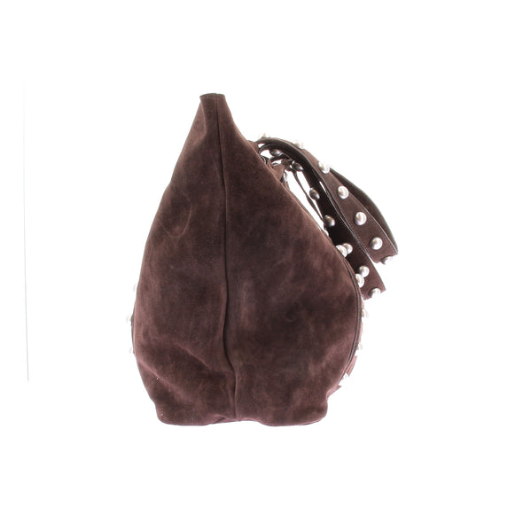 Sac Cabas en daim marron