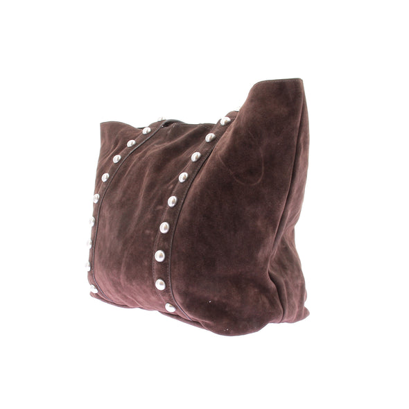 Sac Cabas en daim marron