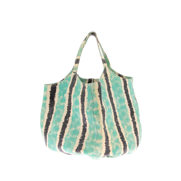 Sac cabas turquoise