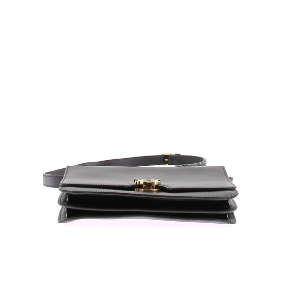 Sac en cuir noir